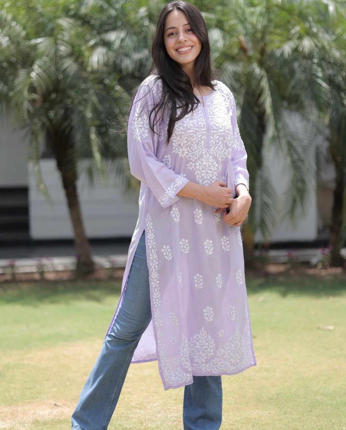 Chikenkari kurta