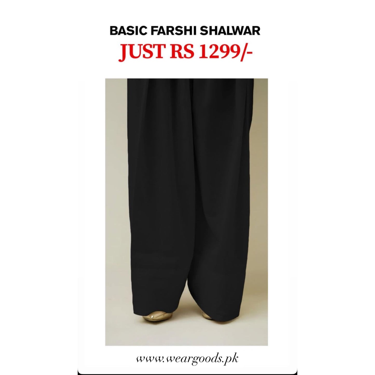 Farshi shalwar only