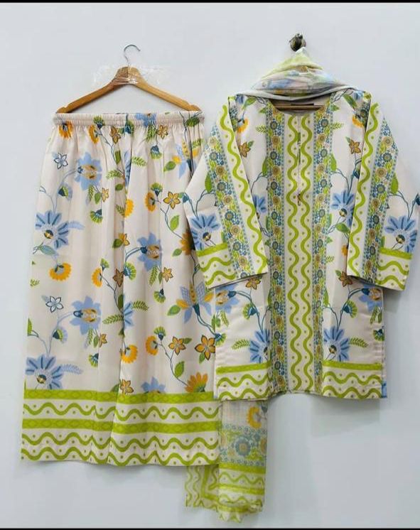 Printed 3pcs lawn