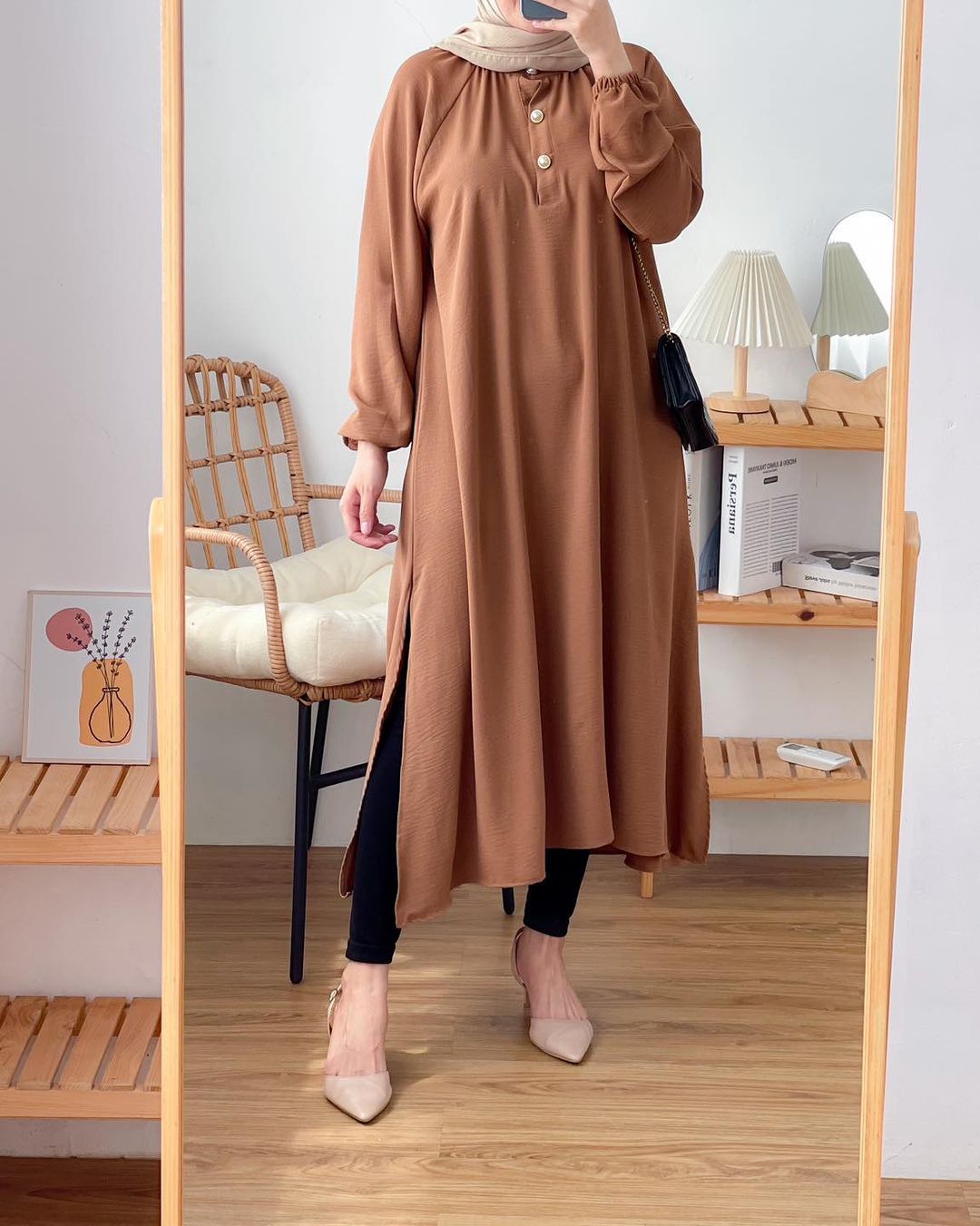 Georgette long shirt