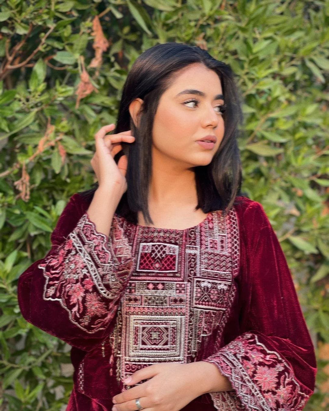 New Velvet Tilla Embroidery Maxi