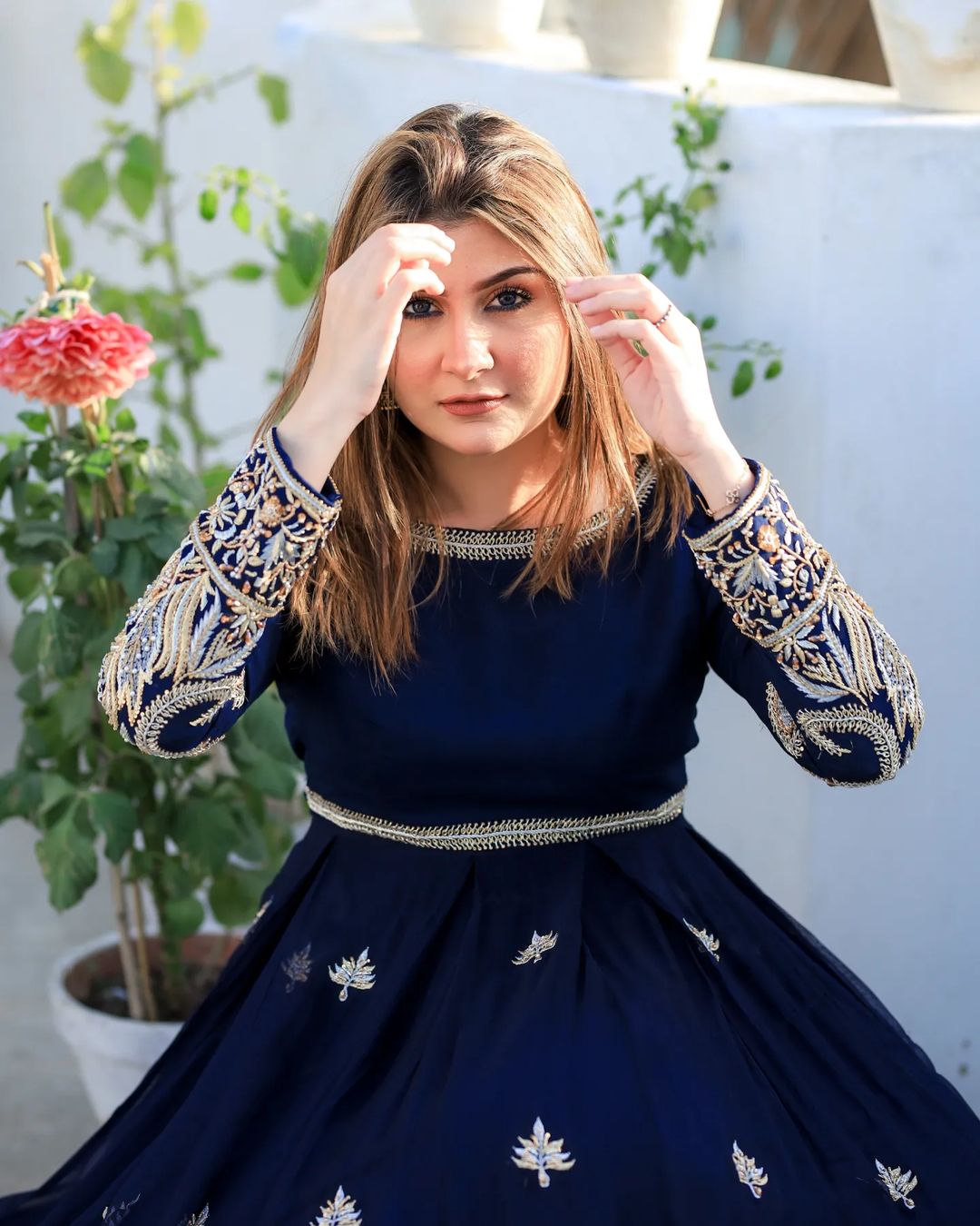 Heavy Embroidery Maxi