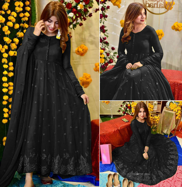 Dr Madiha Fully Embroidery Two Piece With Dupatta