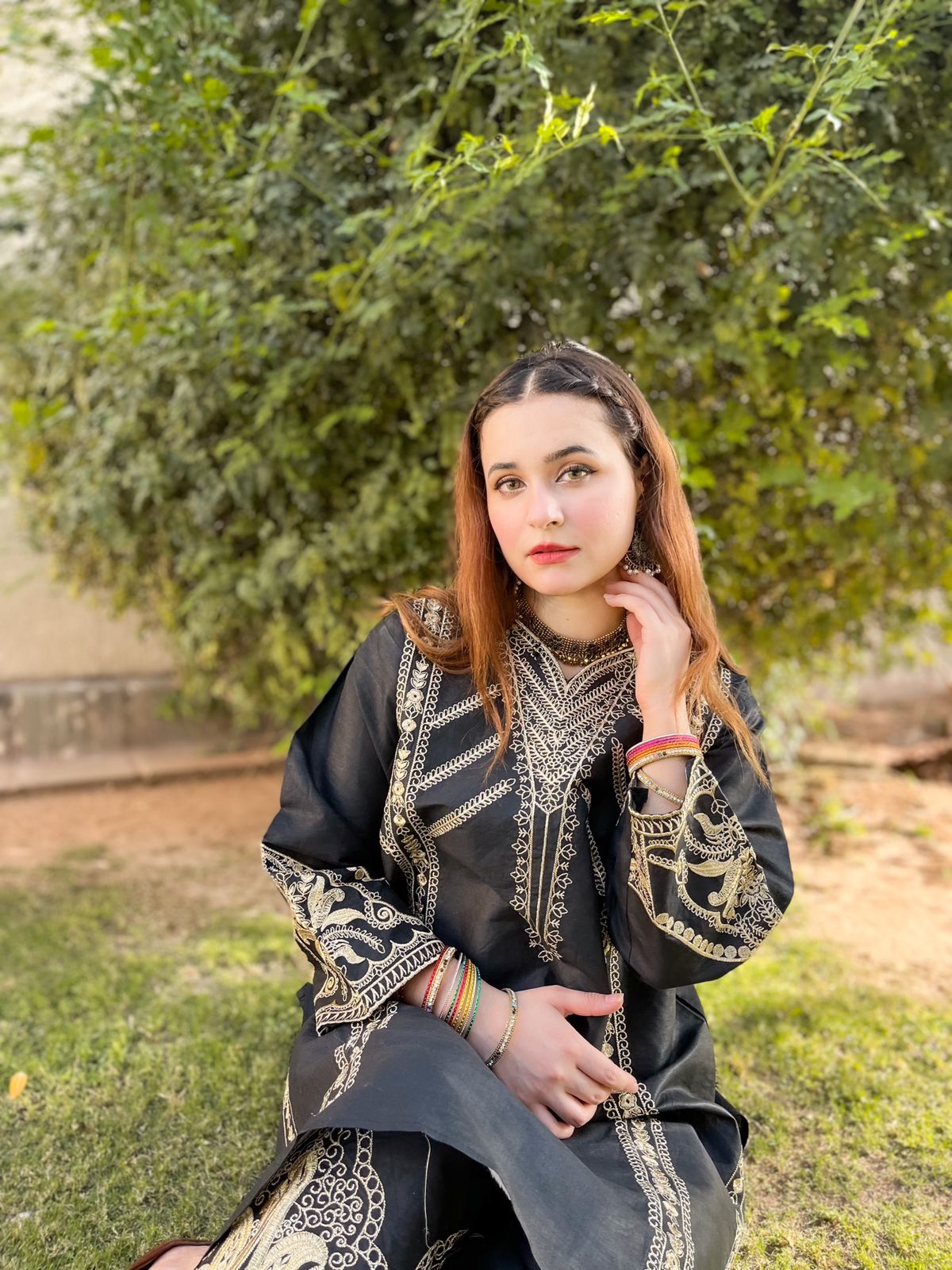 Women Embroidery Two piece