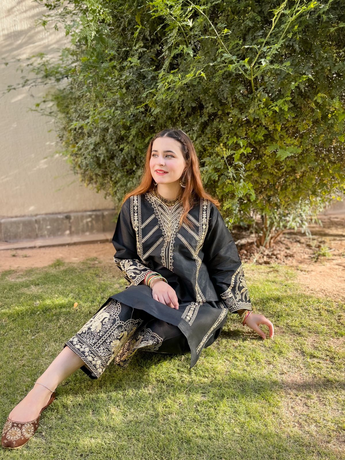 Women Embroidery Two piece