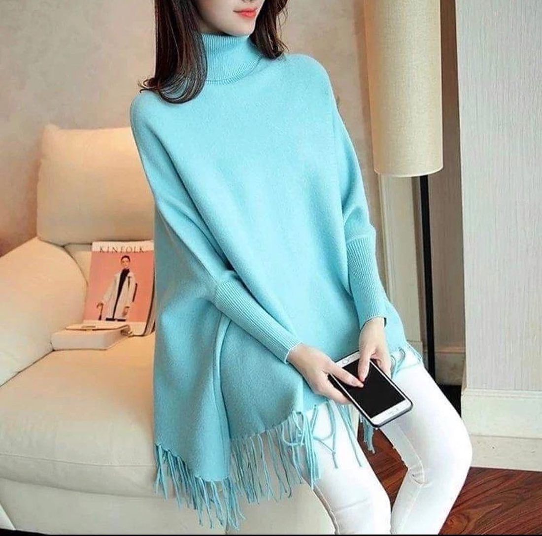Winter Plain Fleece Poncho