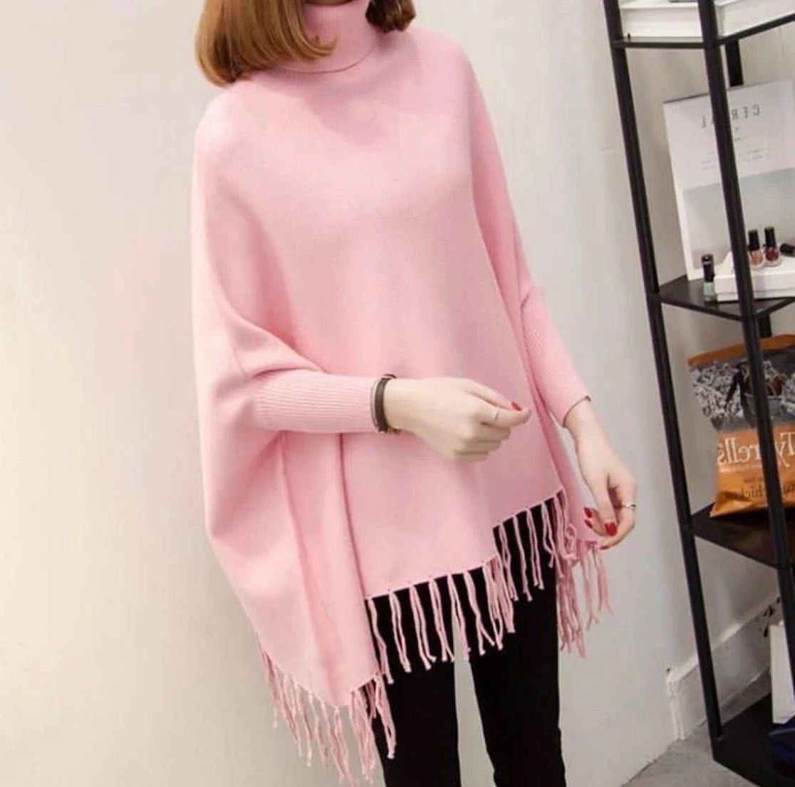 Winter Plain Fleece Poncho