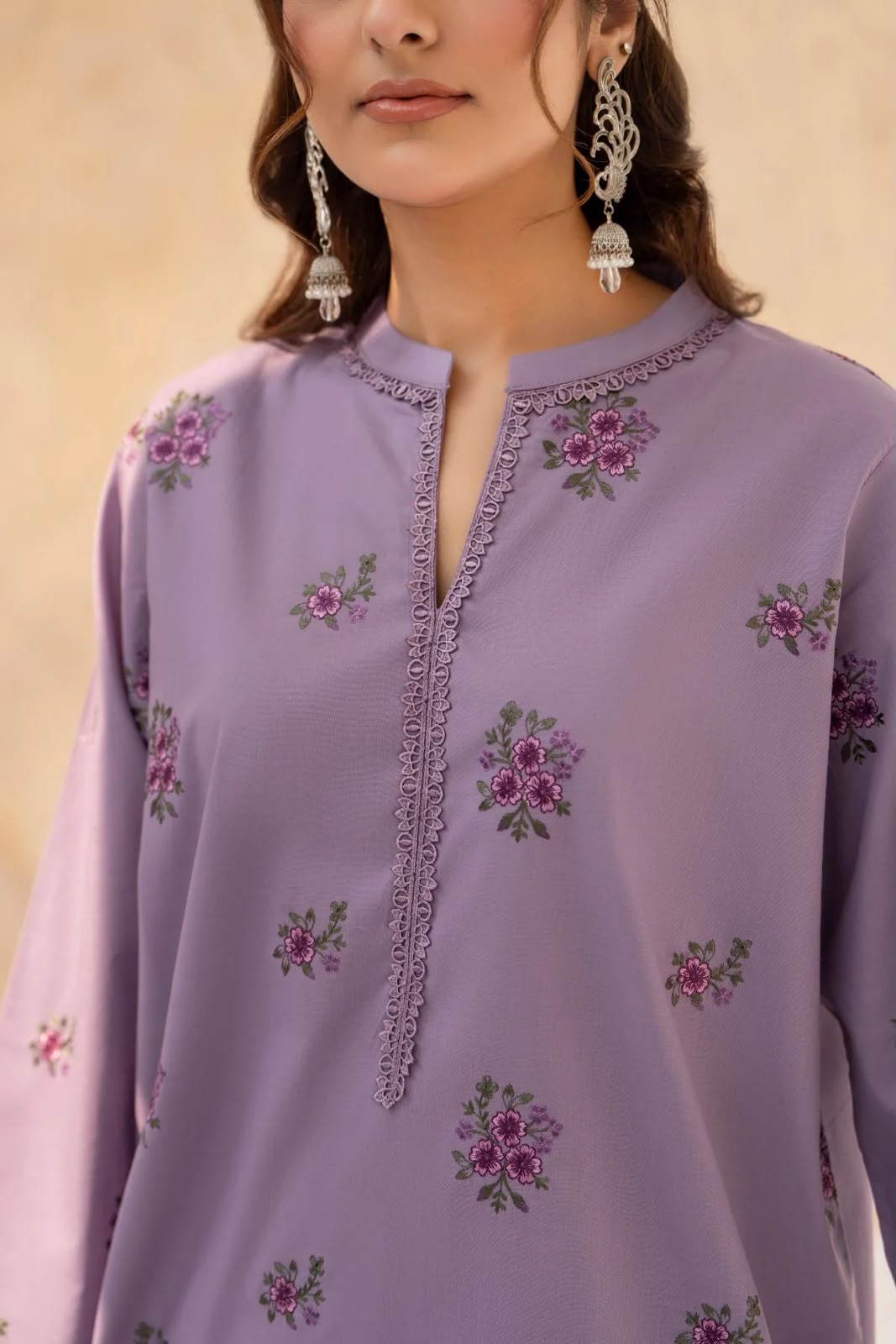 Purple flower 2pcs