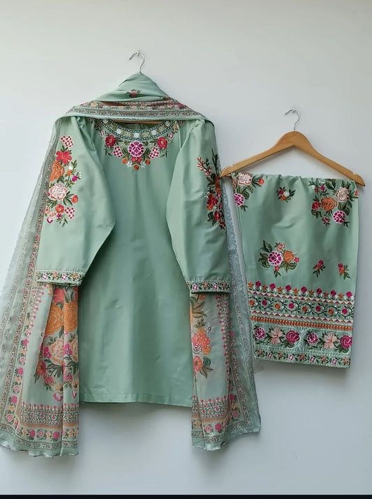 Maysuri 3pcs lawn duppata