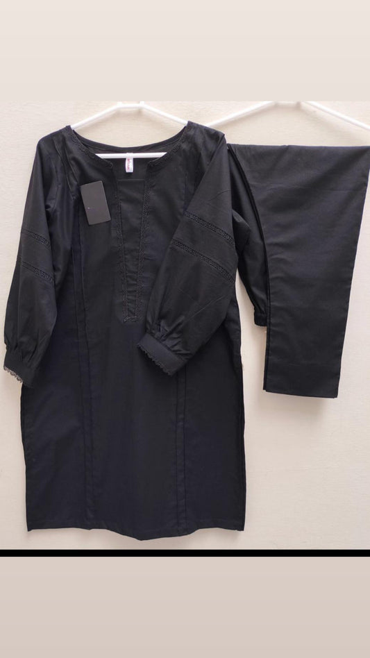 Jet black 2pcs