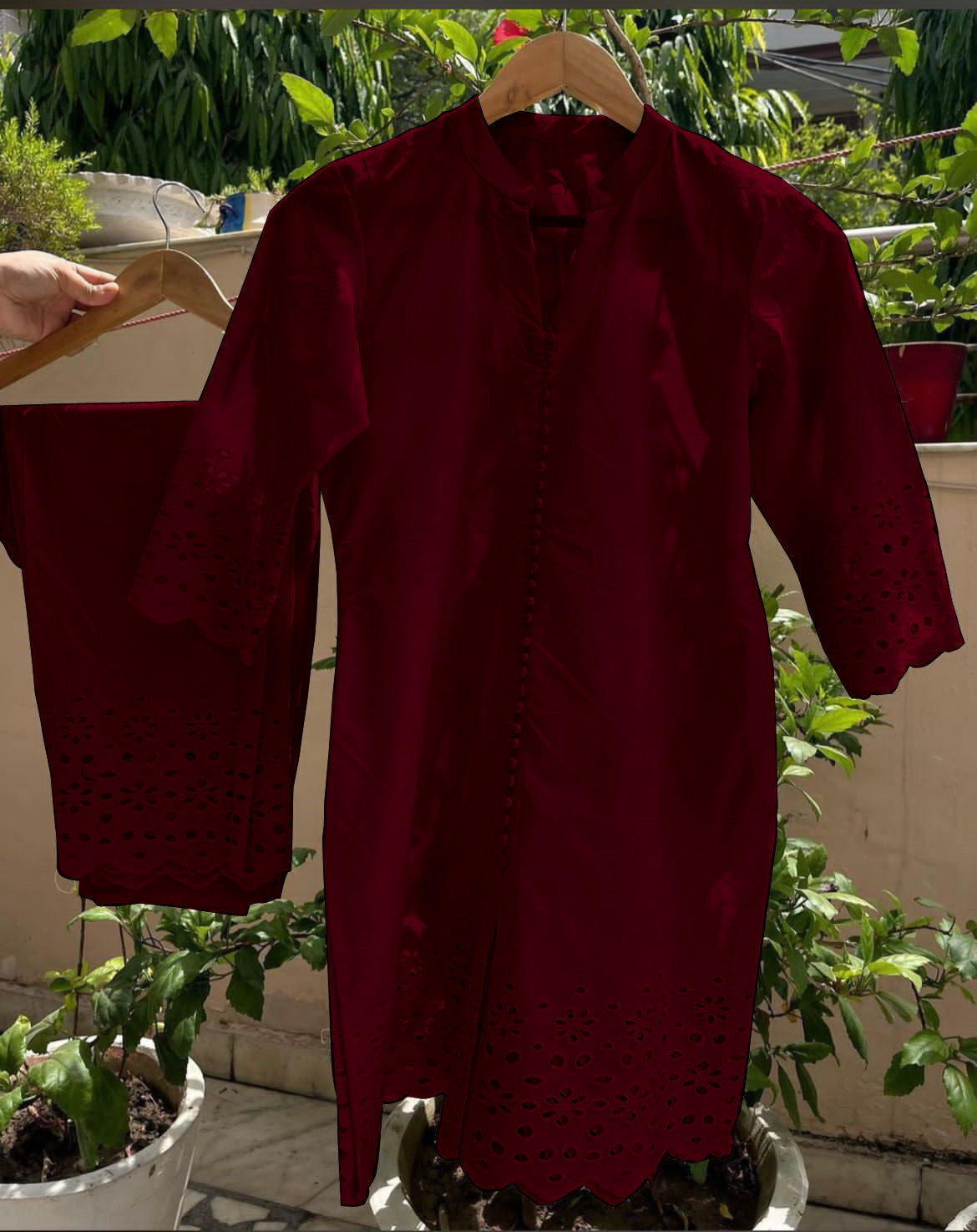 Cutwork 2pcs