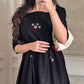 Flower Embroidery Frock