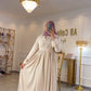 Georgette frock with coat