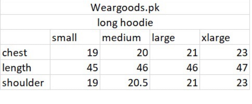 Long baggy hoodie
