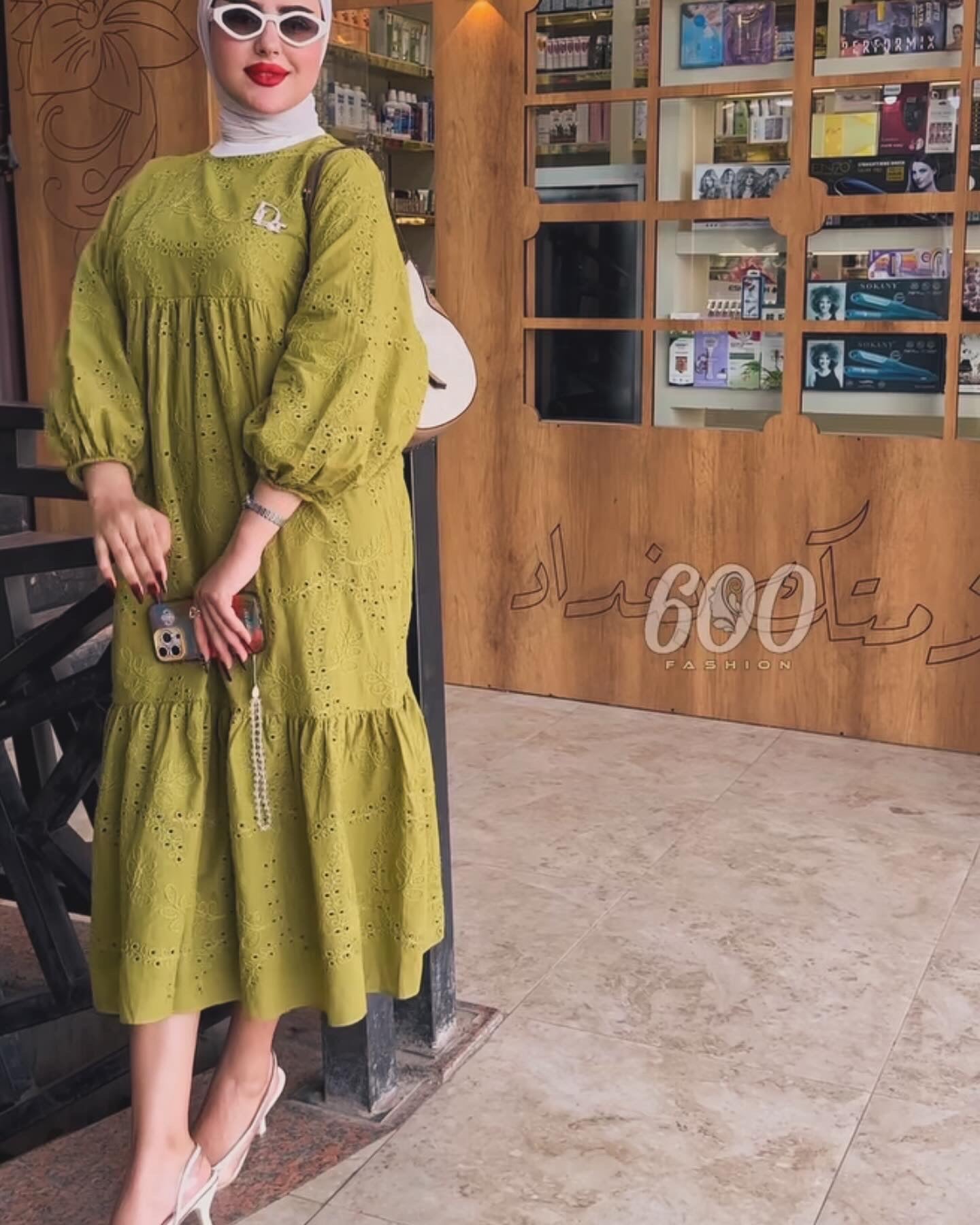 Chikenkari frock