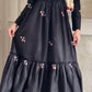 Flower Embroidery Frock
