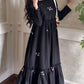 Flower Embroidery Frock