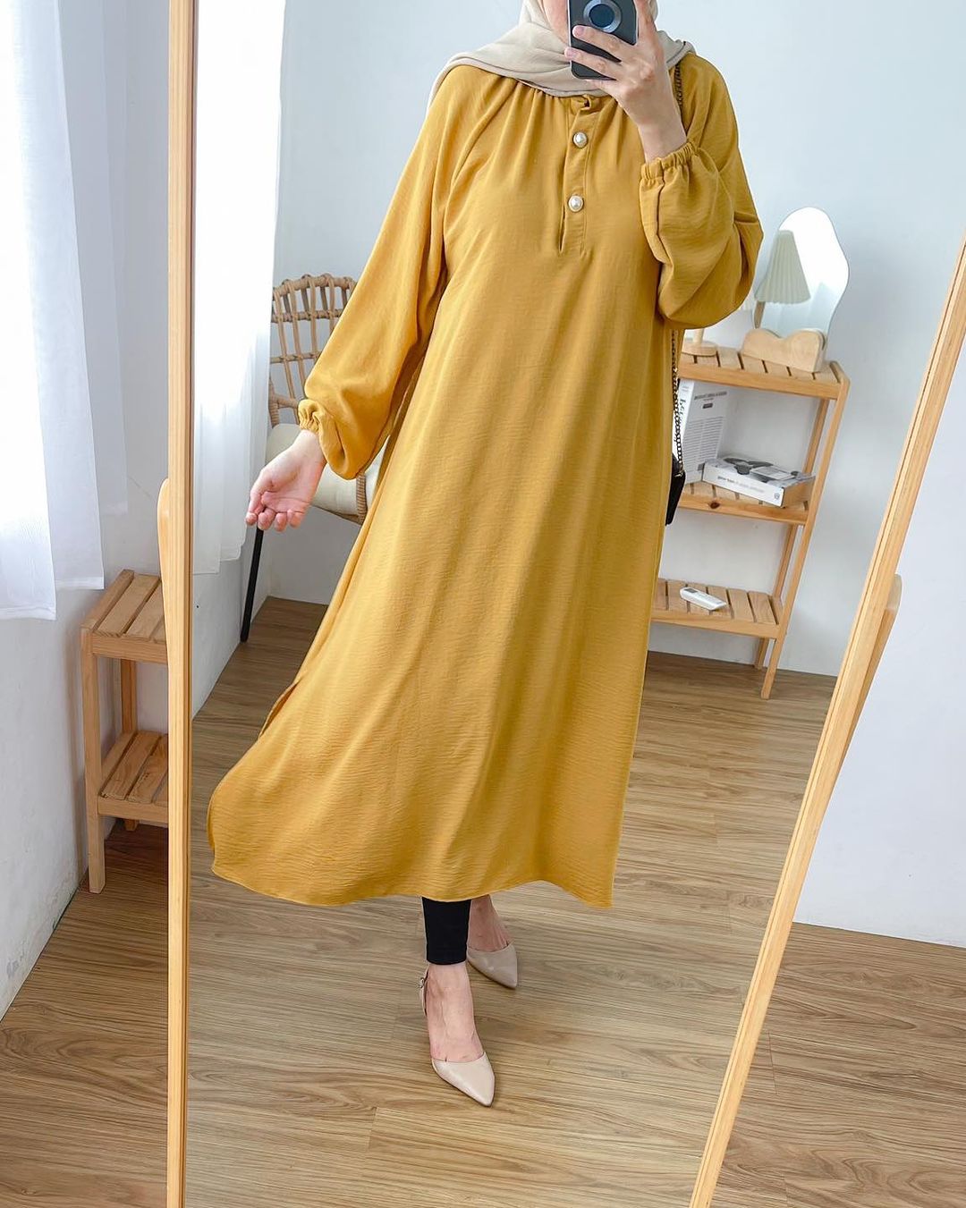 Georgette long shirt