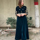 New Velvet Tilla Embriodery Maxi