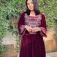 New Velvet Tilla Embroidery Maxi