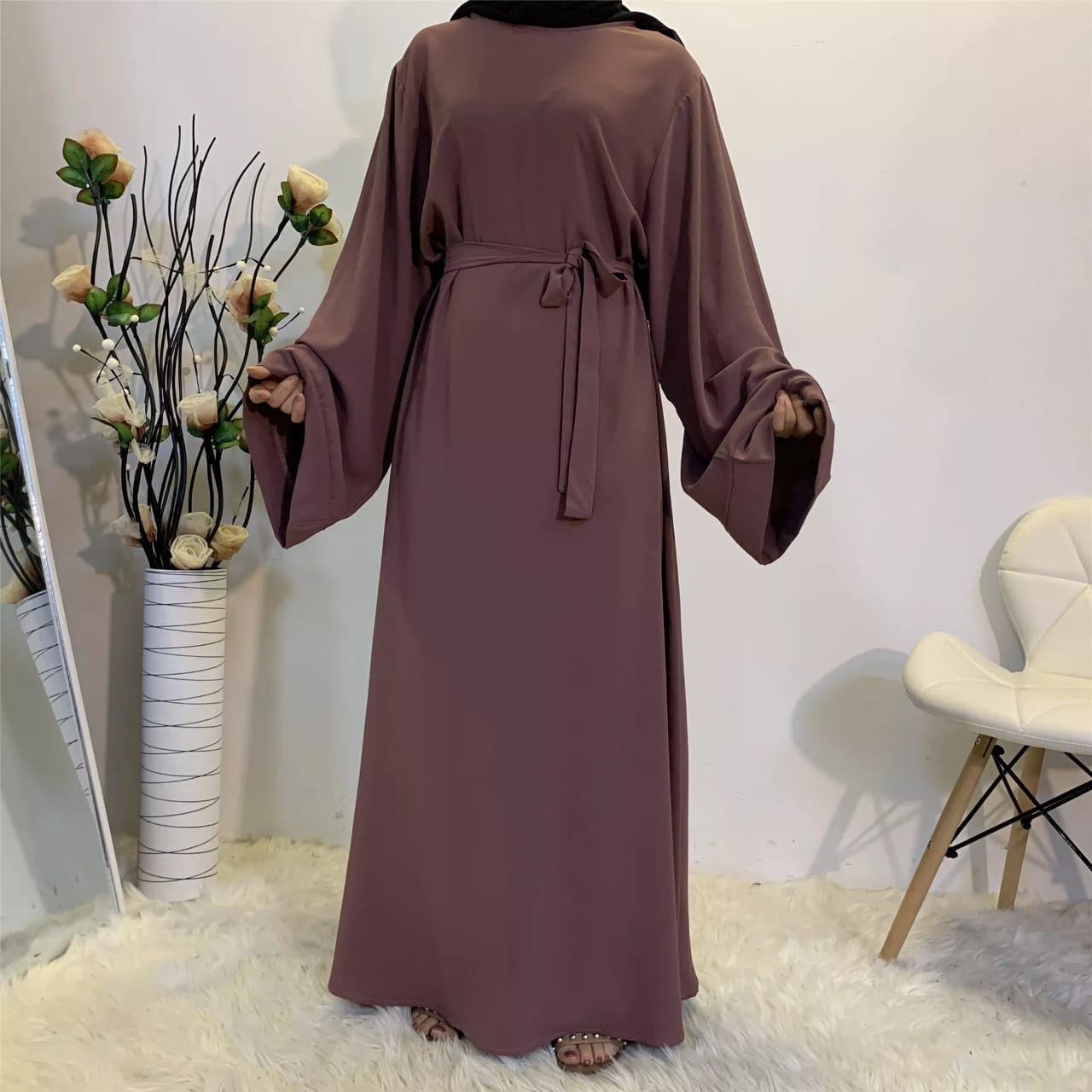 New Fully Stitched Abaya With Robe