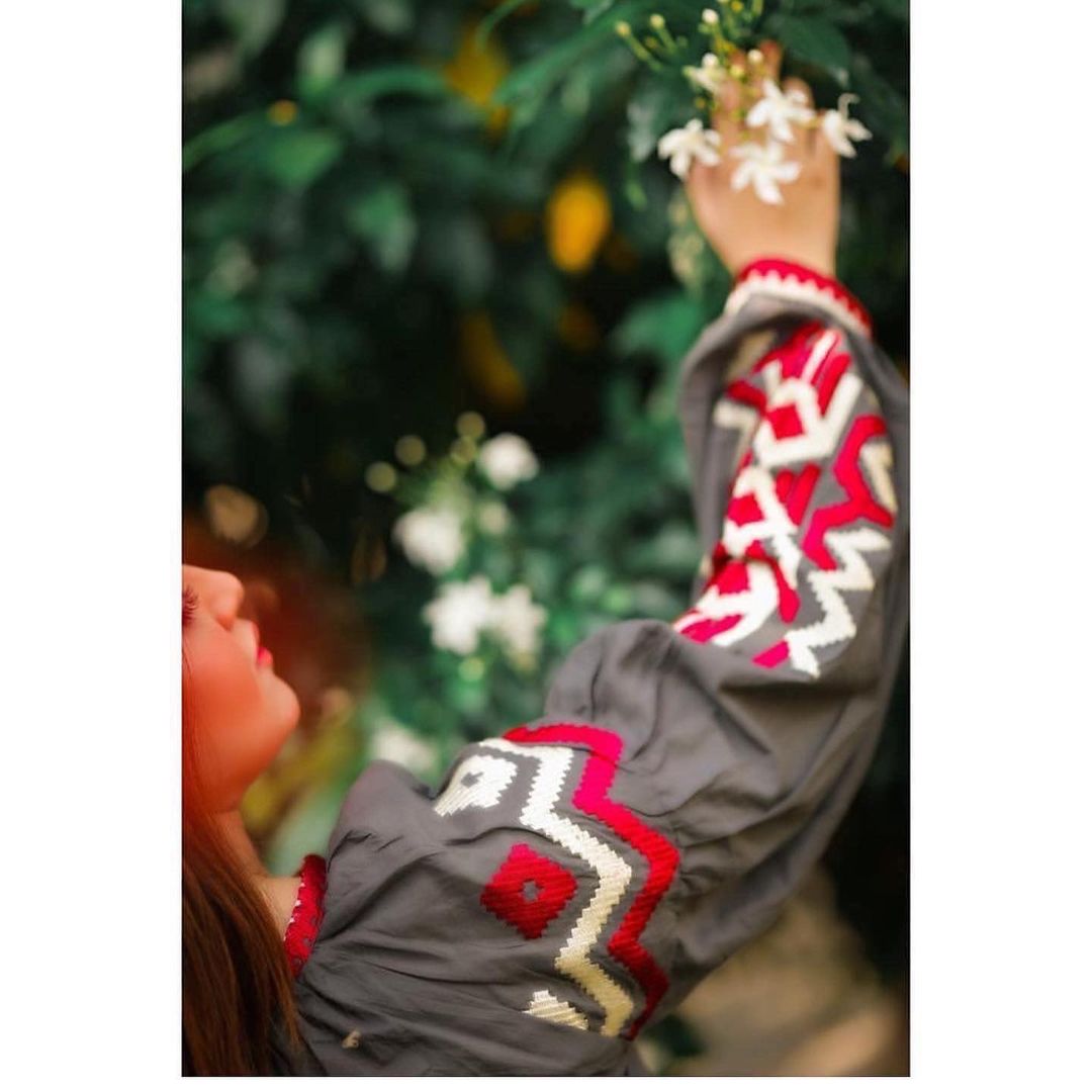 New Stitched  Embroidery Two Piece
