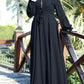 ABAYA WITH STITCHED ZIP