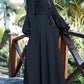 ABAYA WITH STITCHED ZIP