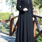 ABAYA WITH STITCHED ZIP