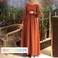 Stitched Abaya With Buttons