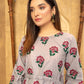 GREY FLORAL 2PC