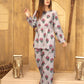 GREY FLORAL 2PC
