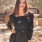 Flower Embroidery Frock
