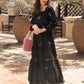 Flower Embroidery Frock
