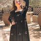 Flower Embroidery Frock