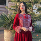 New Velvet Tilla Embroidery Maxi