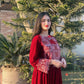 New Velvet Tilla Embroidery Maxi